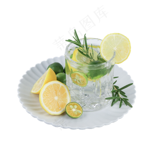 柠檬水饮料实拍,免抠元素
