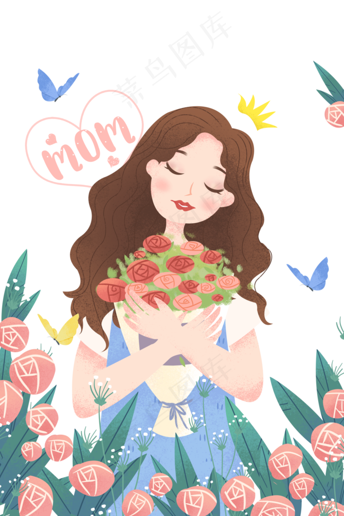 母亲节玫瑰花朵