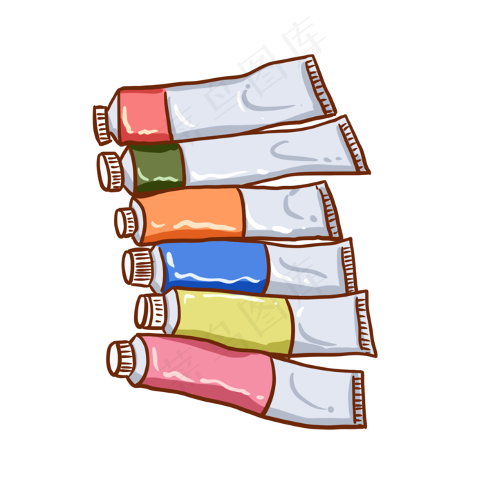 绘画培训班水彩水粉颜料5