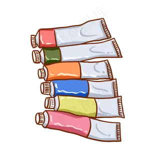 绘画培训班水彩水粉颜料5