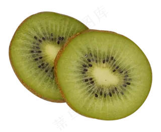 两片猕猴桃切片