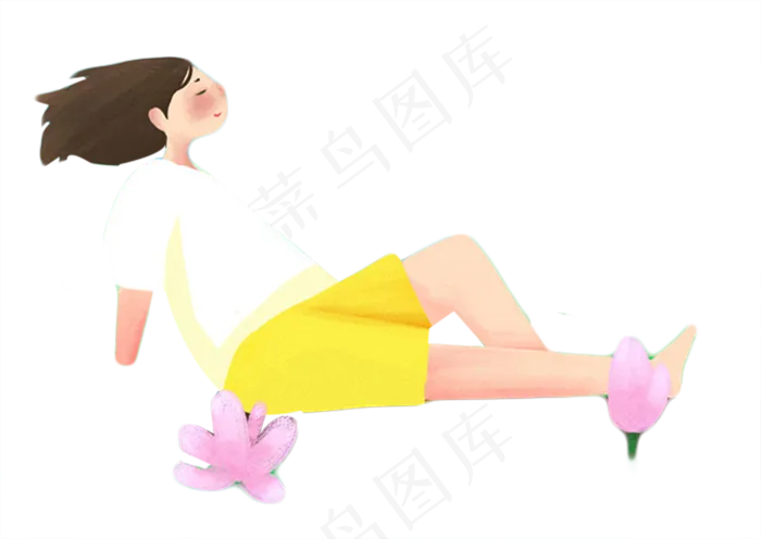 荷花美女(1500X1063(DPI:256))psd模版下载