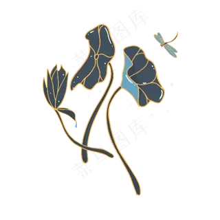 小暑大暑清凉莲花荷叶