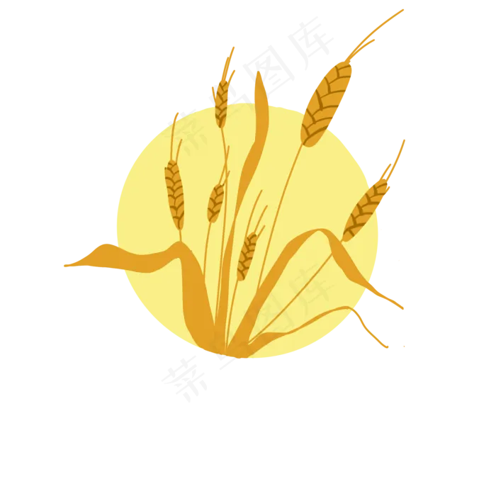 小麦芒种时节(2000X2000(DPI:300))psd模版下载