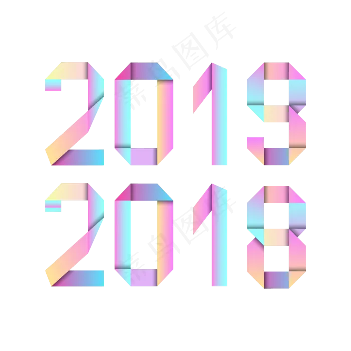 矢量手绘卡通2019,免抠元素ai矢量模版下载