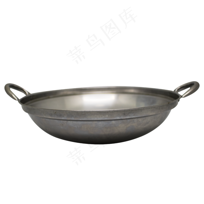 银色的铁锅,免抠元素