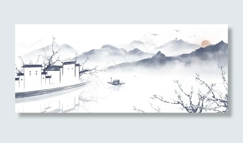 中国传统节日清明节(1920*800px 	       )psd模版下载