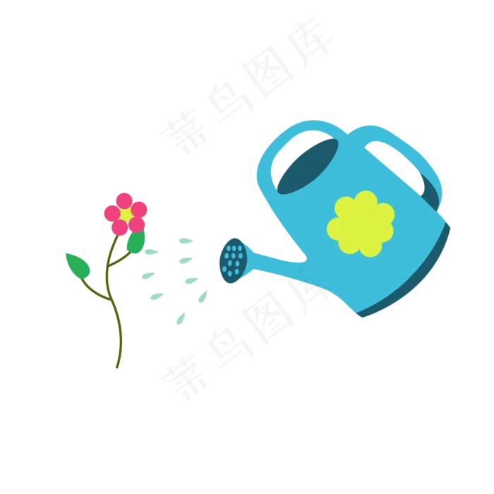 矢量水壶卡通元素(2000*2000px 300 dpi )ai矢量模版下载
