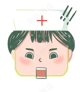 五一劳动节护士表情包护士头像惊