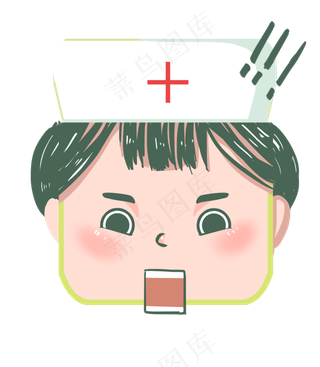 五一劳动节护士表情包护士头像惊