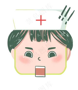 五一劳动节护士表情包护士头像惊