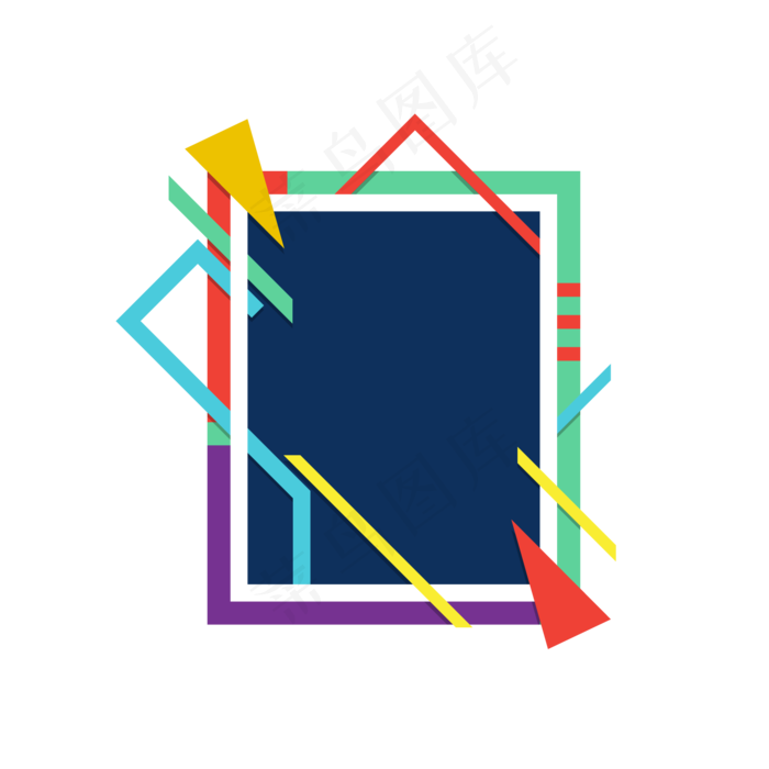 618电商霓虹灯撞色背景免扣素材