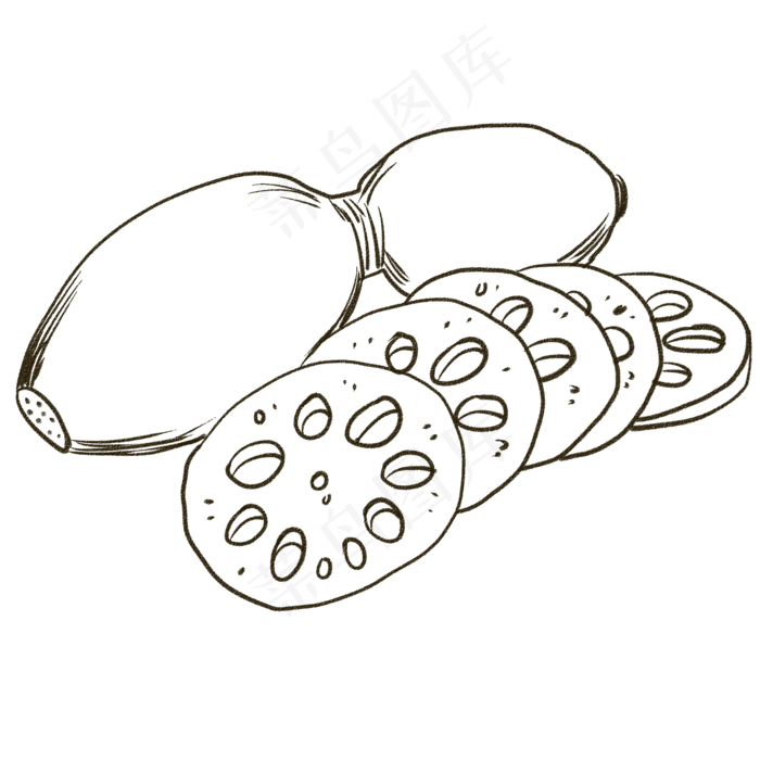 根茎蔬菜绿色食物(2000X2000(DPI:300))psd模版下载