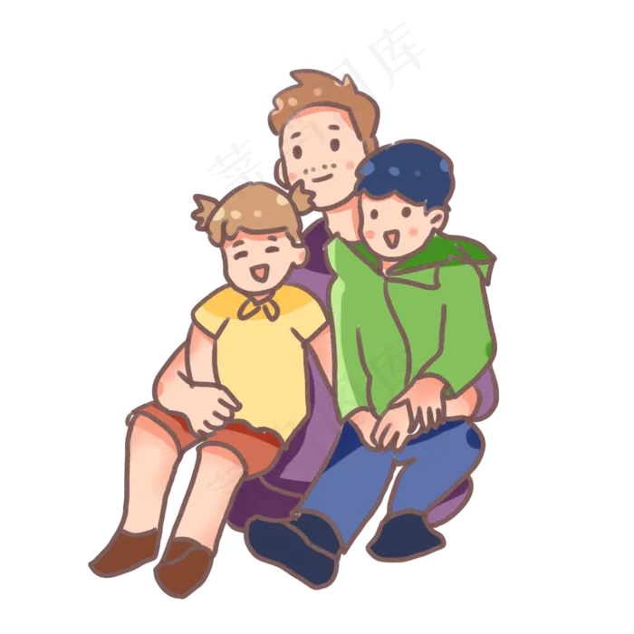 卡通六一儿童节小孩子玩游戏(2000X2000(DPI:300))psd模版下载