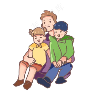 卡通六一儿童节小孩子玩游戏