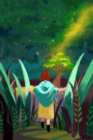 春季春天旅行出游旅游春游绿色植物