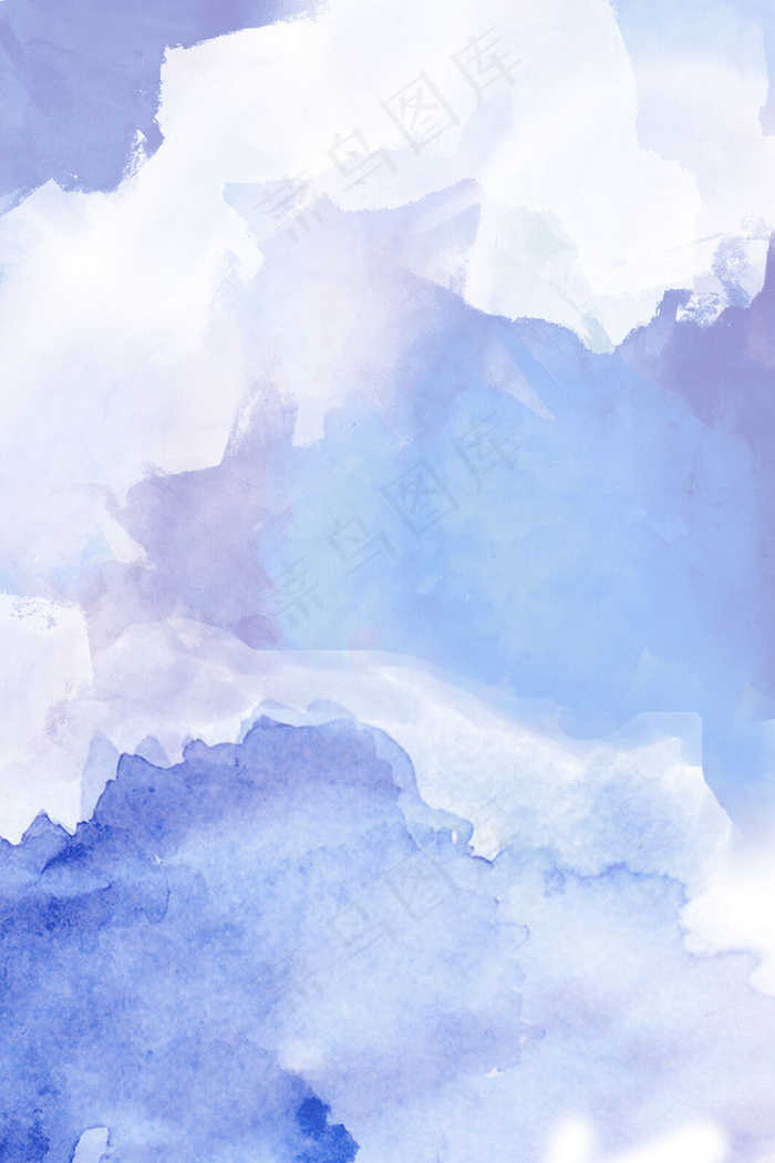 蓝色彩绘卡通背景背景图片素材,背景元素