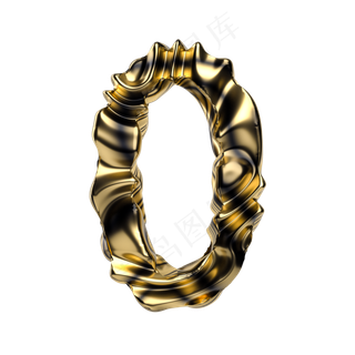 黑金质感倒计时周年庆数字0