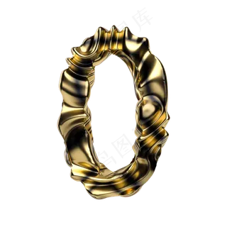 黑金质感倒计时周年庆数字0