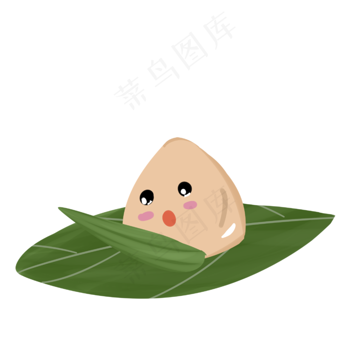 卡通粽子可爱粽子手绘(3000X3000(DPI:299))psd模版下载