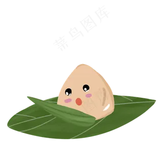 卡通粽子可爱粽子手绘