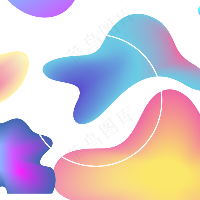 618彩色流体渐变618炫彩流