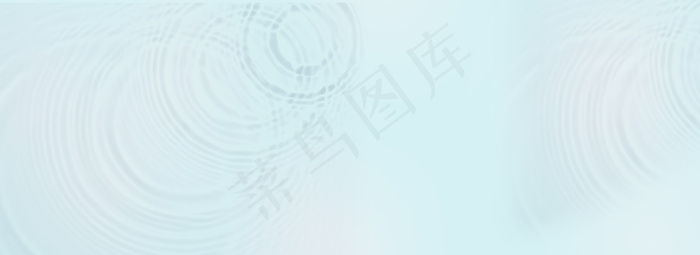 简约蓝色水涟漪banner海报背景