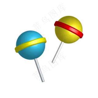 儿童节3D棒棒糖