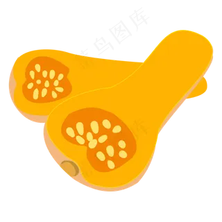 蔬果类装饰图案南瓜瓢
