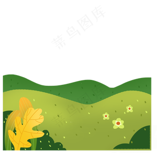 绿色草地免抠PNG素材