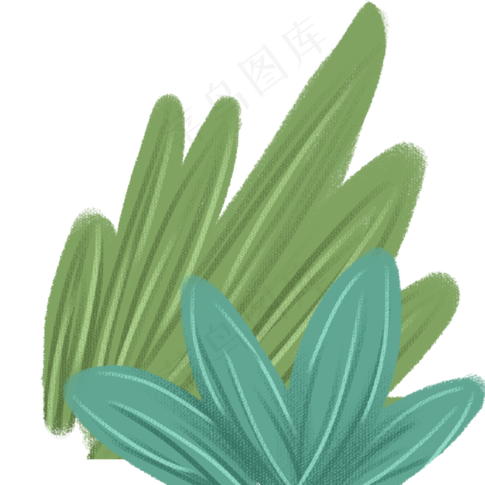 绿叶春季自然植物