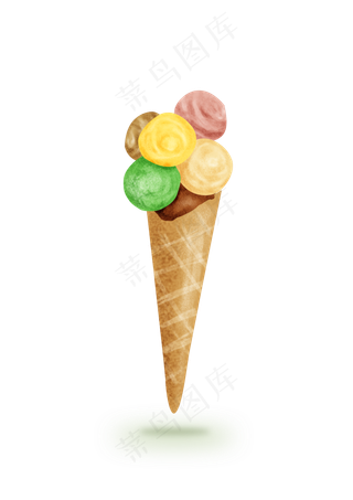 暑假夏日夏季食物冰淇淋