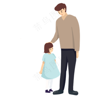 父亲节父女温馨