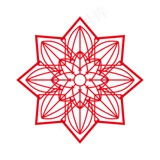 复古底纹怀旧中国风团花底纹