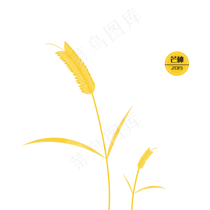 芒种节气二十四节气(2000X2000(DPI:300))psd模版下载