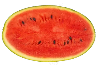 椭圆形红色西瓜