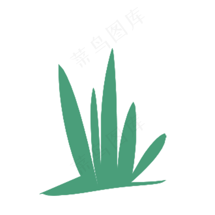 卡通植物绿叶下载(2000X2000(DPI:300))psd模版下载