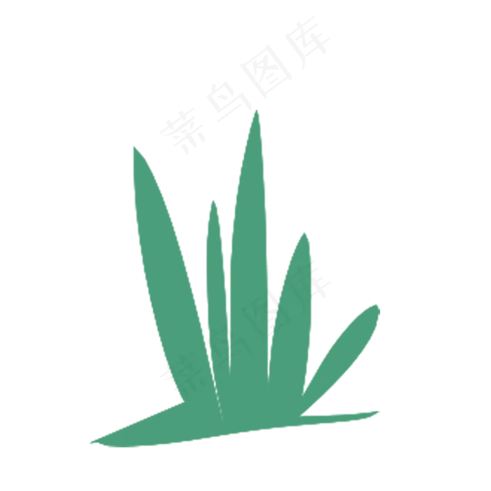 卡通植物绿叶下载(2000X2000(DPI:300))psd模版下载