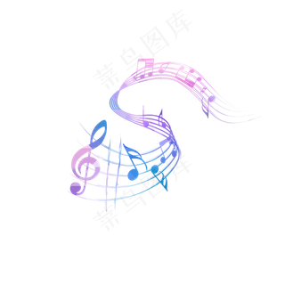 矢量创意音乐符号,免抠元素