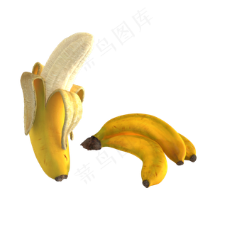 立体水果香蕉