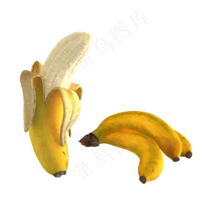立体水果香蕉