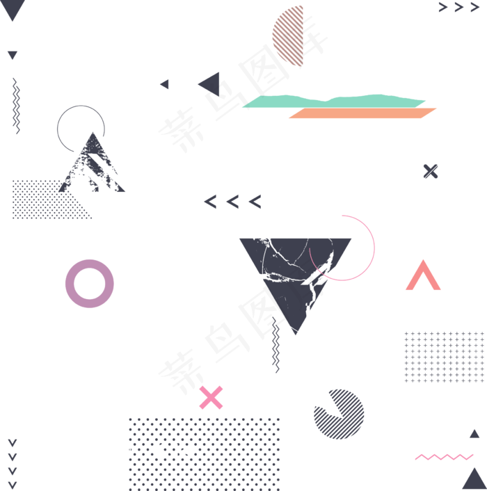 购物节618黑白青色科技风边框(3000X2000(DPI:300))psd模版下载