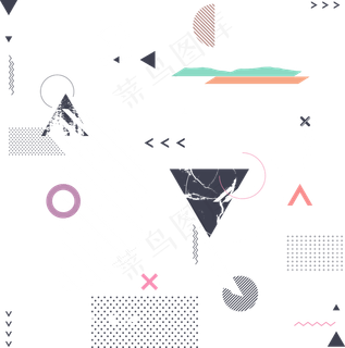 购物节618黑白青色科技风边框