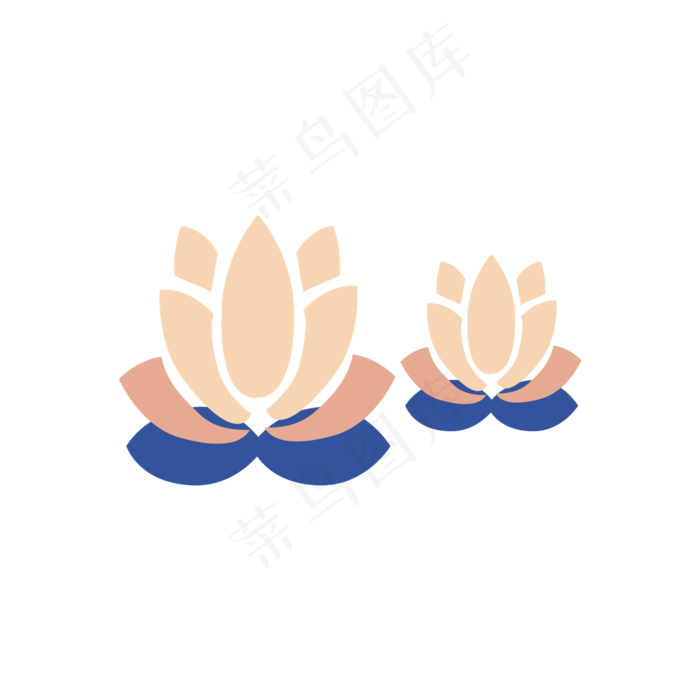 中秋节荷花可商用元素(2000X2000(DPI:72))psd模版下载