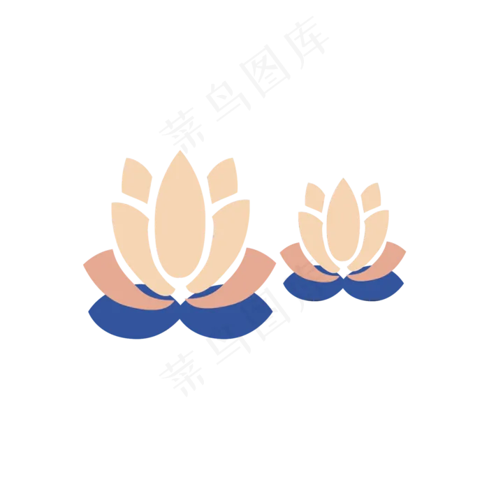 中秋节荷花可商用元素(2000X2000(DPI:72))psd模版下载