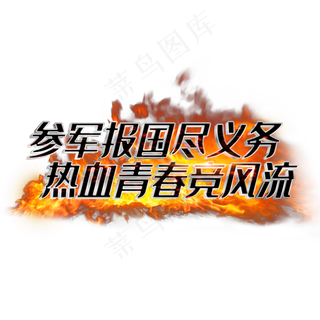 参军报国尽义务热血青春竞风流