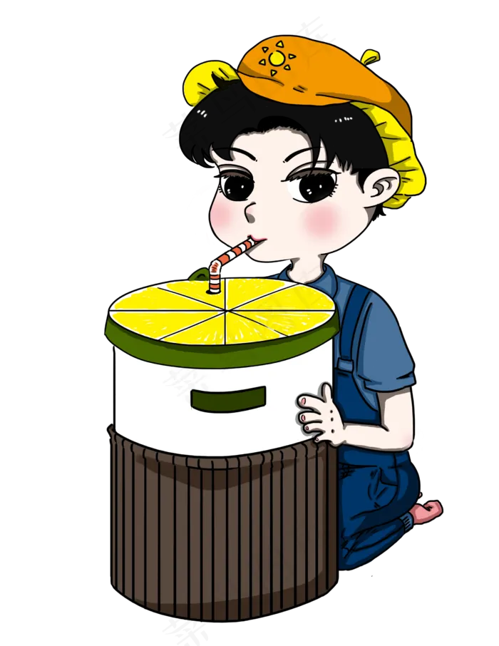 儿童节可爱卡通人物(2550X3300(DPI:300))psd模版下载