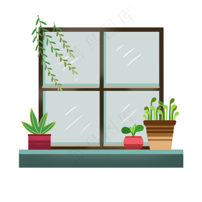 春天植物发芽PNG下载,免抠元素