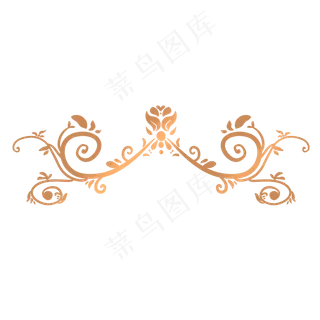 金属质感闪光装饰边框元素