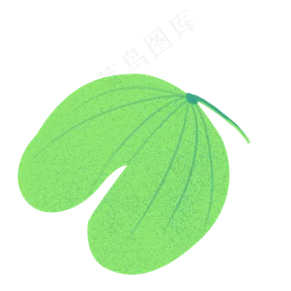 春季绿色心型叶子素材